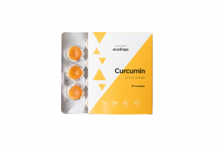 Карамель леденцовая Healthberry Ecodrops Curcumin, 30 шт